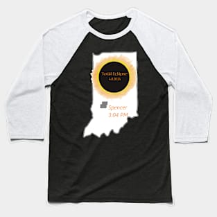 Total Eclipse Indiana 2024 - Owen County Baseball T-Shirt